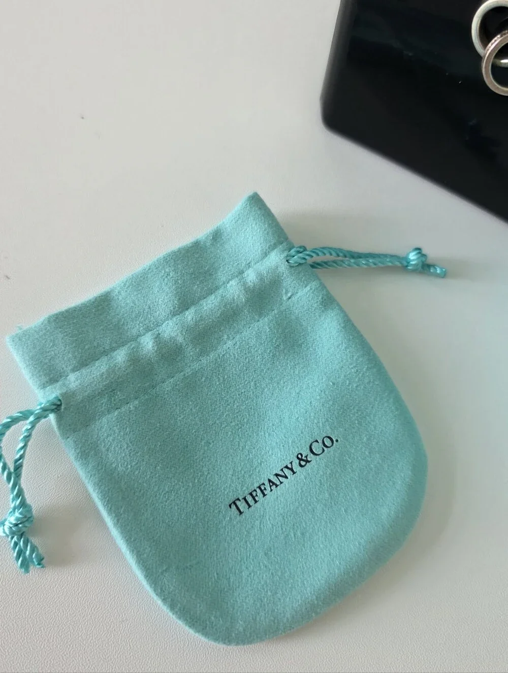Authentic Tiffany & Co. 925 Sterling Silver Interlocking Circles Necklace